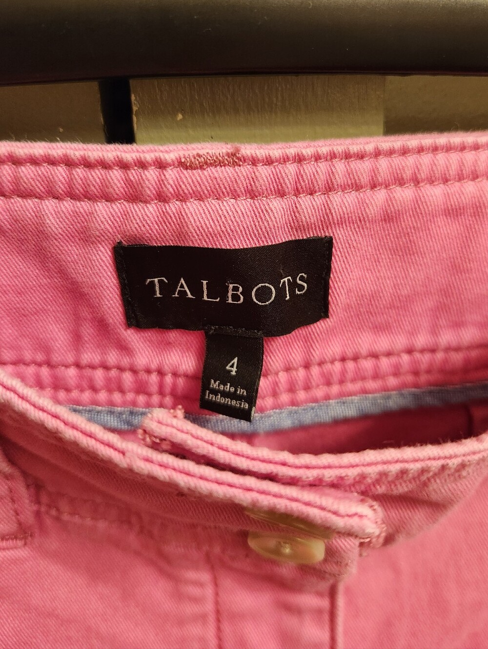 Talbots Twill Wide-Leg Pants - Picture 4 of 5